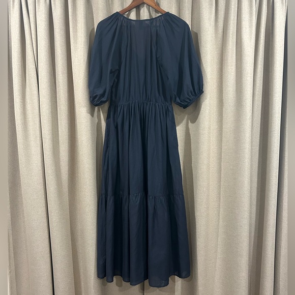 NWOT Women's Puff Elbow Sleeve Maxi A-Line Dress - Picture 6 of 6